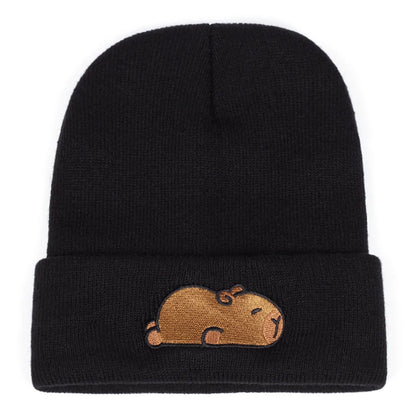 Bonnet Capybara Brodé - Khaki
