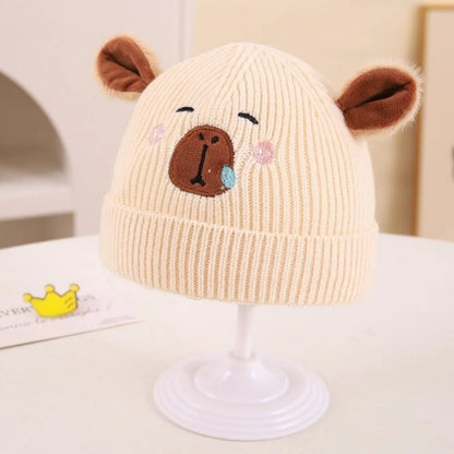 Bonnet Capybara 3mois Enfant - Beige