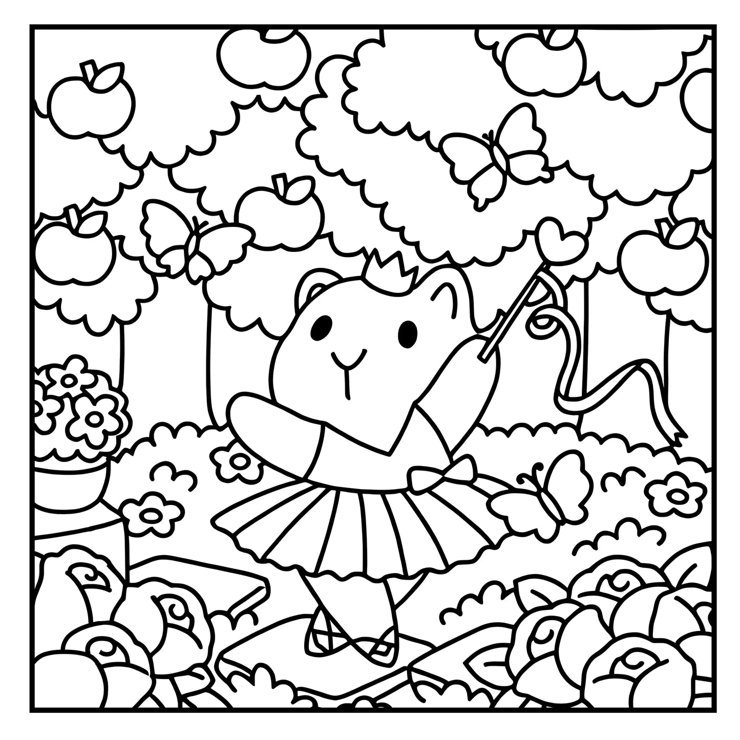 Coloriage Capybara