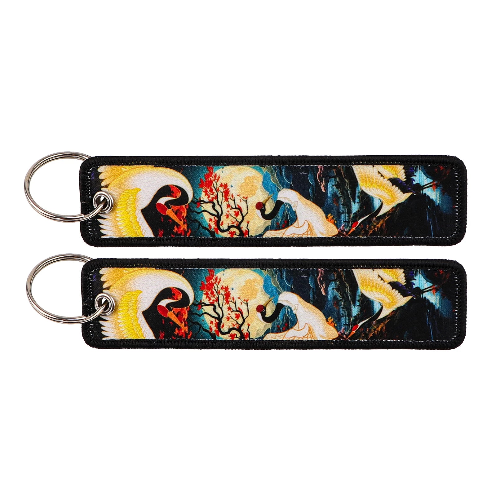 Porte-clé capybara brodé style boho fait main