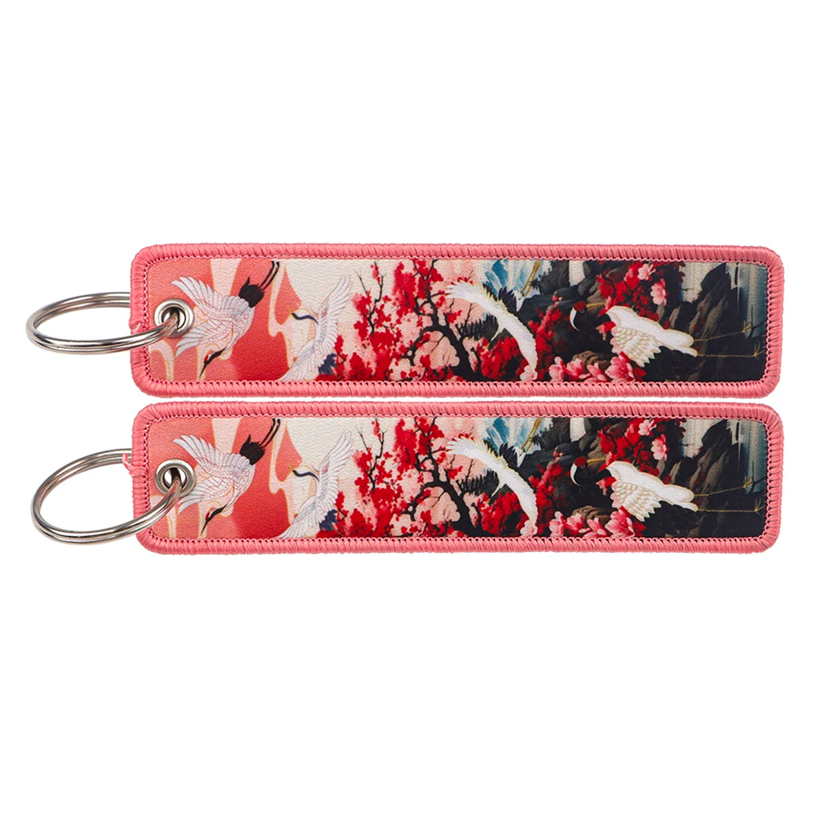 Porte-clé capybara brodé style boho fait main