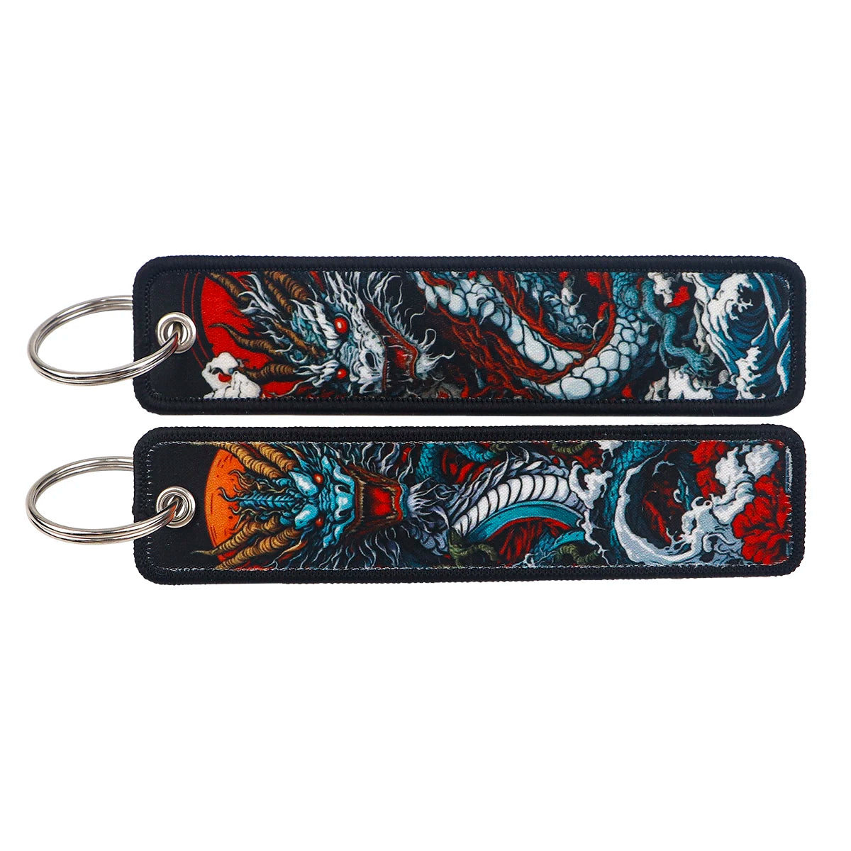 Porte-clé capybara brodé style boho fait main