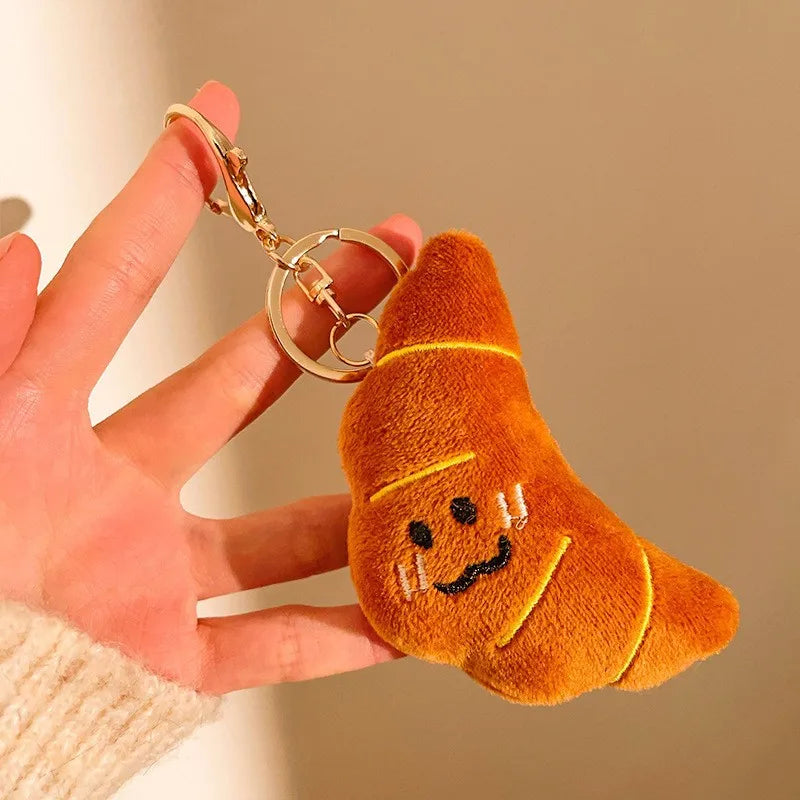 Porte-clé peluche capybara avec étoile pour sac et trousseau