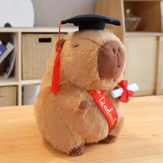 Doudou Capybara Chill Marron 25cm