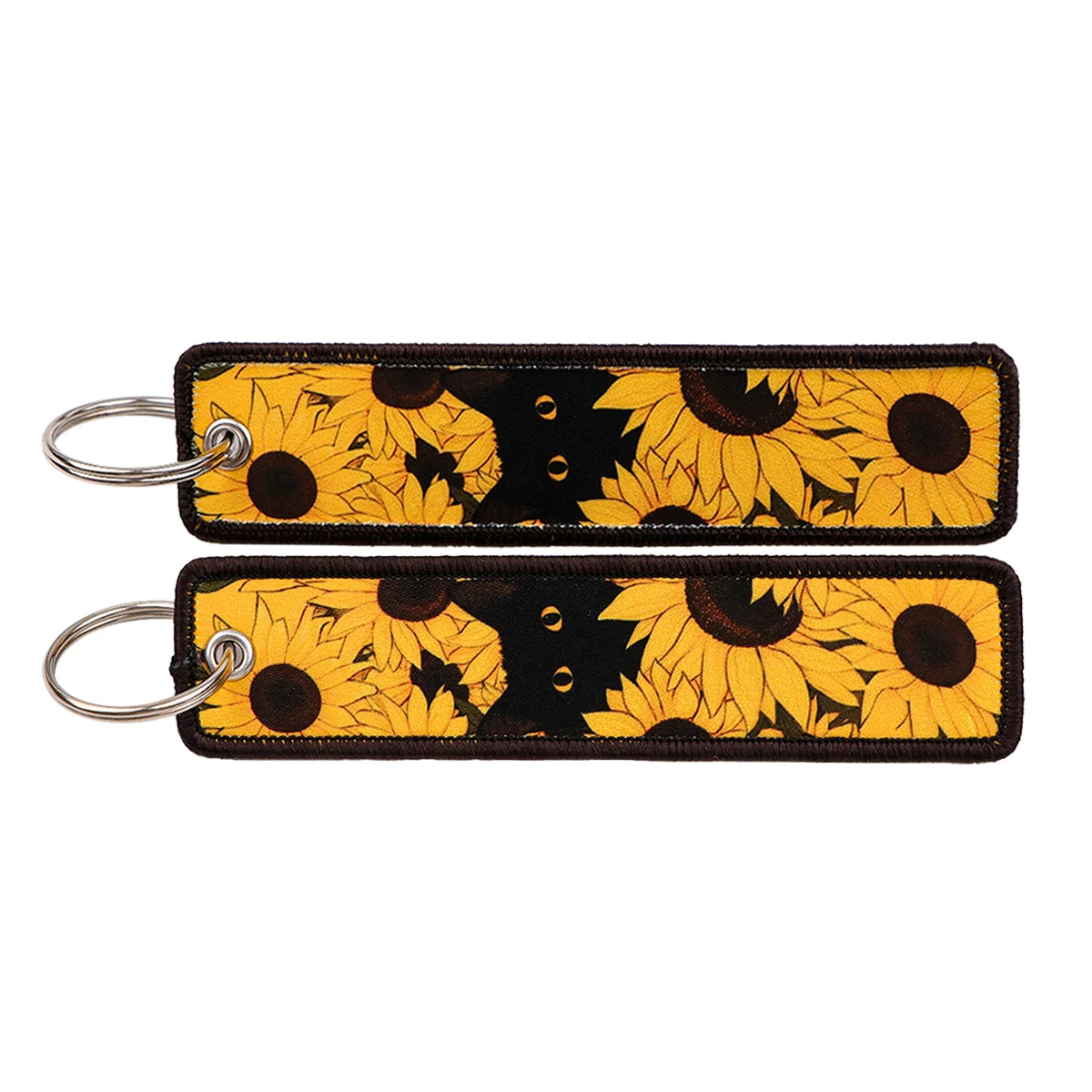 Porte-clé capybara brodé style boho fait main