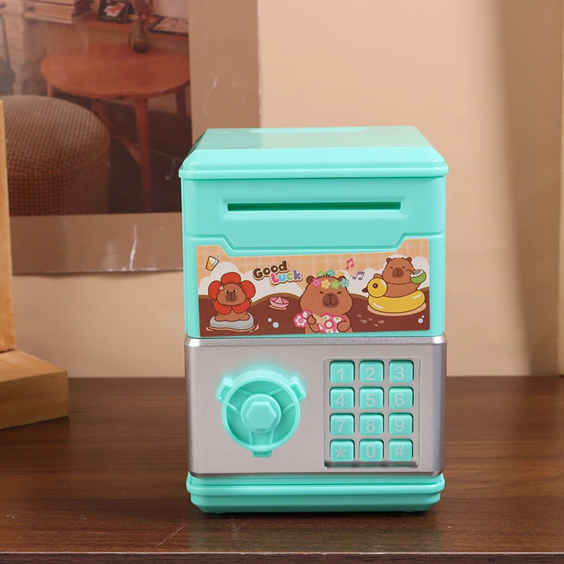 Tirelire coffre fort capybara enfant